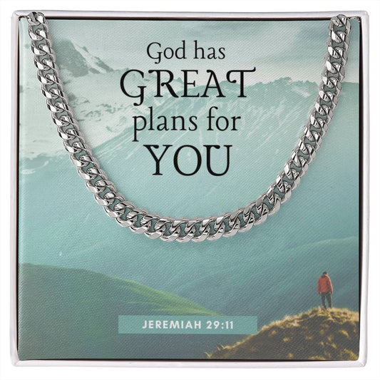 Jeremiah 29:11 necklace